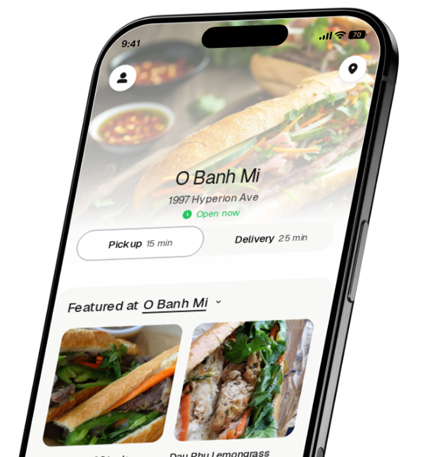 O Banh Mi app preview